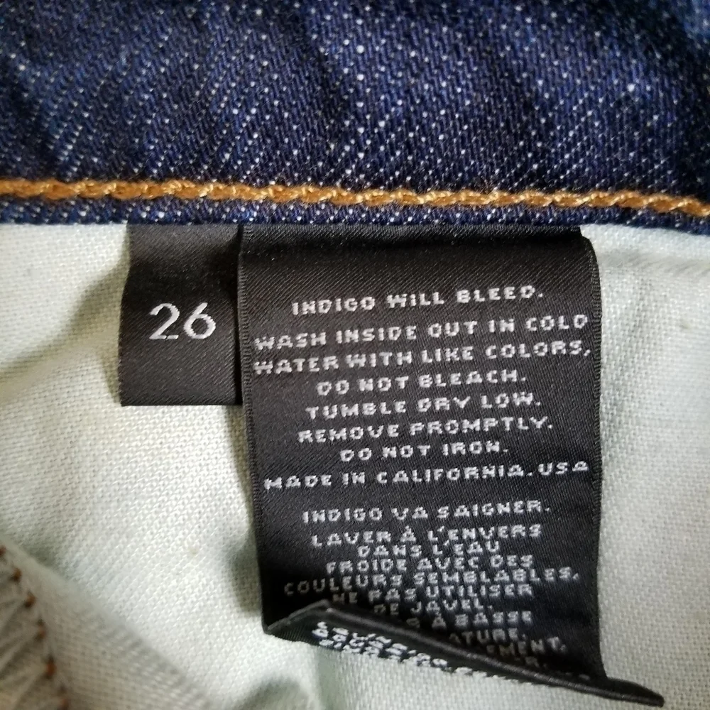J BRAND Women's Mid Waist Semi Straight Leg Aiden Ringer Jeans Size 26 - Picture 9 of 10